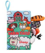 Книжка с хвостиками "Животные на ферме"