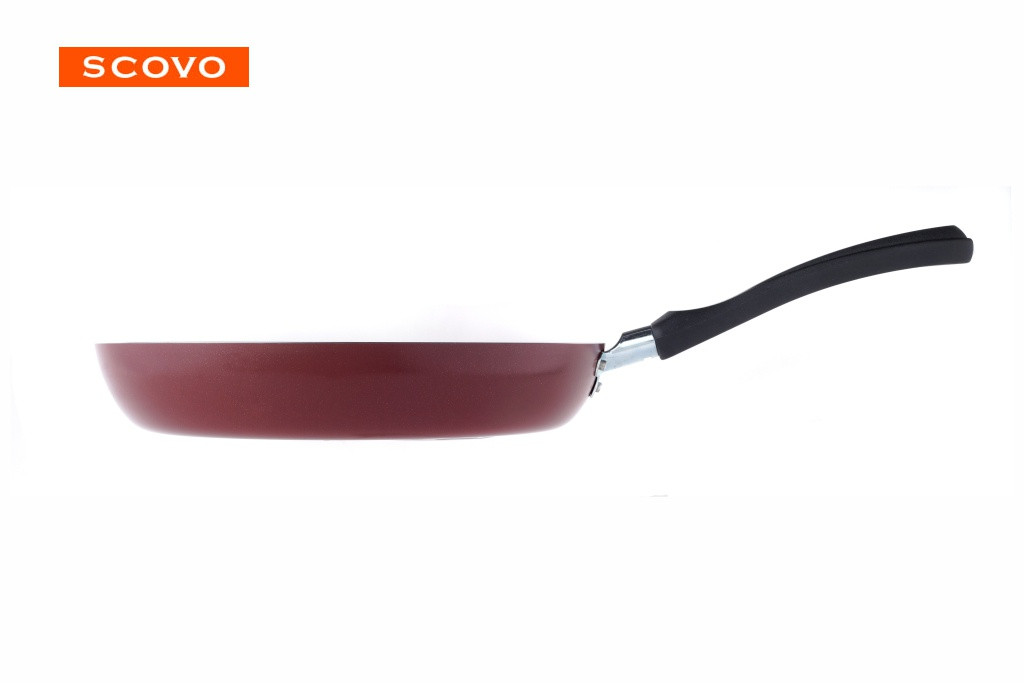 Сковорода 20 см Scovo Expert СЭ-026 со стеклянной крышкой, антипригарное покрытие - фото 4 - id-p55767322