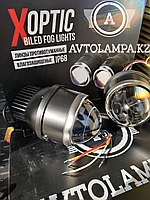 Би лед светодиодные противотуманные линзы фары BI-Led модули птф 3" янтарный желтый свет 3000 кельвин