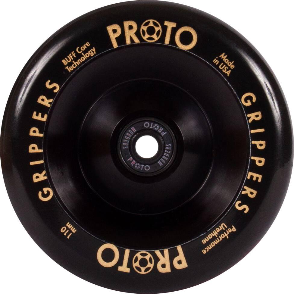 Комплект колёс Proto Gripper Pro Scooter Wheels Black On Raw, фото 1