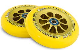 Колеса River Wheel Co – Natural “Sunrise” Rapids 110mm (Yellow on Yellow)