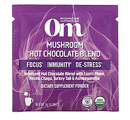 Om Mushrooms, Смесь горячего шоколада с грибами, 10 пакетиков по 8 г (0,28 унции), фото 3