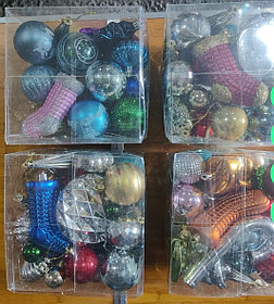 Елочные игрушки шары в ассортименте  (27шт)