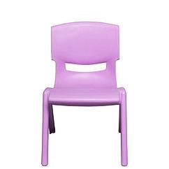 Стульчик детский пластиковый литой светло-фиолетовый