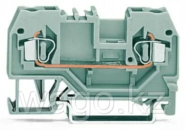 2-проводной сквозной зажим 2,5 мм² для DIN-рейки WAGO 280-901, фото 2