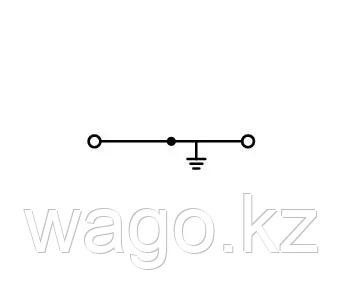2-проводной защитный зажим; 6 мм² для DIN-рейки, зелено-желтый WAGO 282-907, фото 2