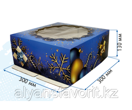 Крышка тортовая 3 кг. с прозрачным окном, фото 1