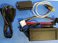 Переходник (адаптер) с USB на SATA & IDE, Алматы