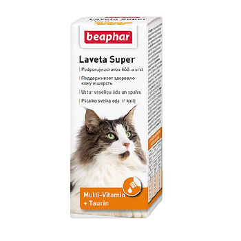Beaphar Laveta Super Cat, 50 мл. |Беафар Лавета Супер, мультивитамины для кошек|