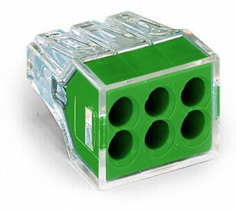 Клемма PUSH WIRE® для распределительных коробок, зеленый WAGO 773-116, фото 2