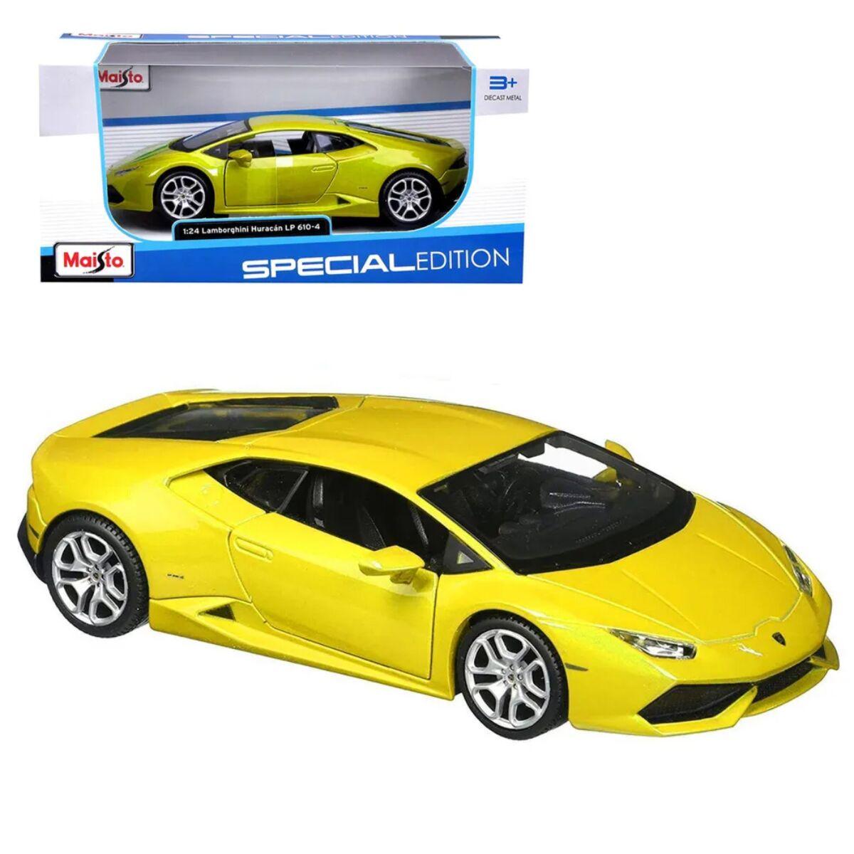 Машинка Lamborghini Huracán LP 610-4 (pearl yellow) Maisto 1:24 - фото 1 - id-p104569168