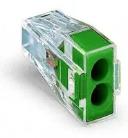 Клемма PUSH WIRE® для распределительных коробок, 2,5 мм, зеленый WAGO 773-112