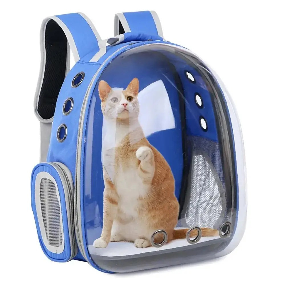 Воздухопроницаемая сумка-переноска для кошек и маленьких собак - фото 1 - id-p104569345