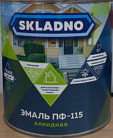 Эмаль ПФ-115 "Skladno" желтая 2.6кг
