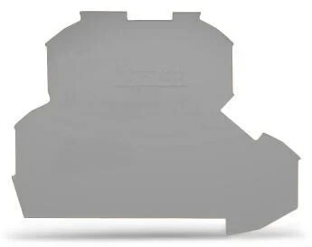 Торцевая и промежуточная пластина; 0,8 мм; серый WAGO 2002-2291