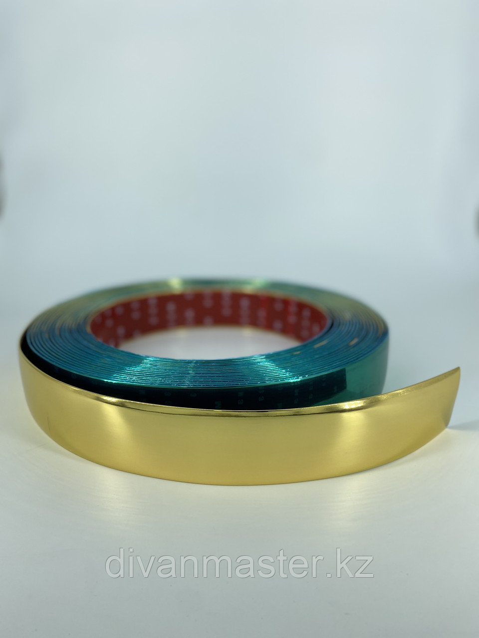 Декор лента ПВХ под золото 25 мм с самокл.