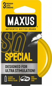 Презервативы в металлическом кейсе "MAXUS" SPECIAL №3 (точечно-ребристые)
