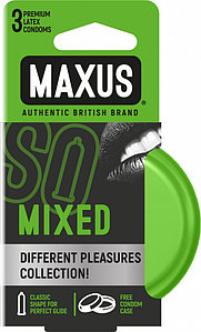 Презервативы в металлическом кейсе "MAXUS" MIXED №3 (набор)