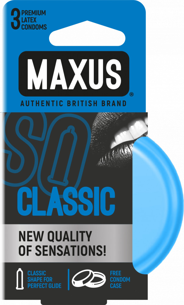 Презервативы в металлическом кейсе "MAXUS" CLASSIC №3 (классические)