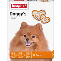 Beaphar Doggy s + Biotin Витаминизированное лакомство для собак 75тб