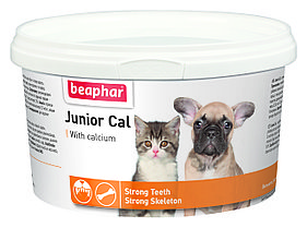 Beaphar Junior Cal — Пищевая добавка для щенков и котят 200гр