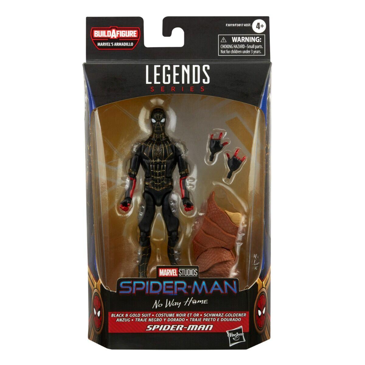 Legends Spider-Man No Way Home Фигурка Spider-Man Black&Gold Suit 15см Marvel
