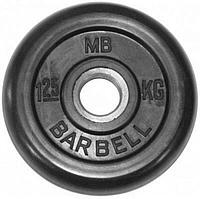 Диск обрезиненный BARBELL MB (металлическая втулка) диаметр 31 мм (Диск 1.25 кг / диаметр 31 мм)