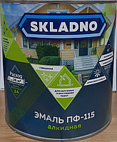 Эмаль ПФ-115 "Skladno" красная 2.6кг