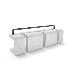 Велопарковка из композитного мраморного камня JOTA, модель VELOTRECK