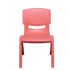 Стульчик детский пластиковый литой розовый