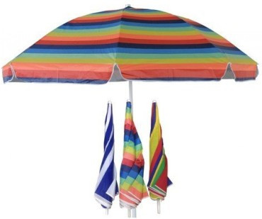 Зонт  2,4м разноцветный 2 части