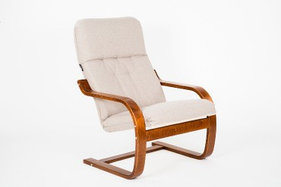 Кресло  Сайма мебельная ткань арт.М188-МТ001 вишня светло-бежевый