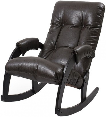 Кресло -качалка Сара №67 арт.М67 венге темно-коричневый - фото 1 - id-p104591577