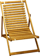 Кресло-шезлонг Альбатрос-2 Премиум арт.А183Б ашық түсті ағаш.
