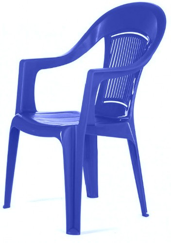 Кресло пластиковое Фламинго арт.ФЛ-МТ016 синее