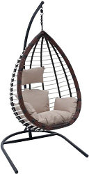 Кресло подвесное Шарм D159-МТ003 коричневый