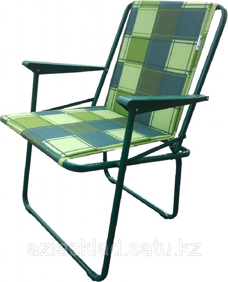 Кресло складное Фольварк жесткое арт.с564/66 зеленый - фото 1 - id-p104591699