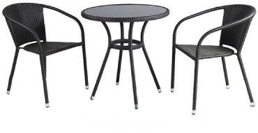 Набор мебели Кафе мини арт.ZR130+ZR21321 темно-коричневый