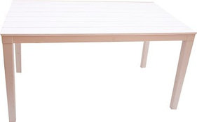 Стол пластиковый Прованс арт.3723-МТ001 прямоугольный белый