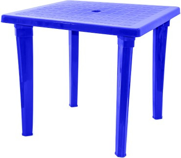 Стол пластиковый квадратный синий - фото 1 - id-p104591948