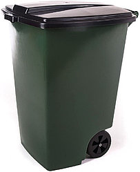 Контейнер для мусора 120л темно-зеленый арт.КМ/120-МТ005