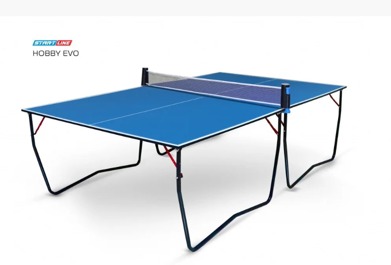 Теннисный стол Hobby Evo blue и green - ультрасовременная модель для использования в помещениях, фото 1