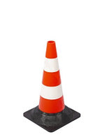 Конус дорожный сигнальный, 520 мм., с утяжелителем, тяжёлое резиновое основание