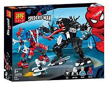 Конструктор LELE 34070 Marvel  Super Heroes Человек-паук против Венома 678 дет.