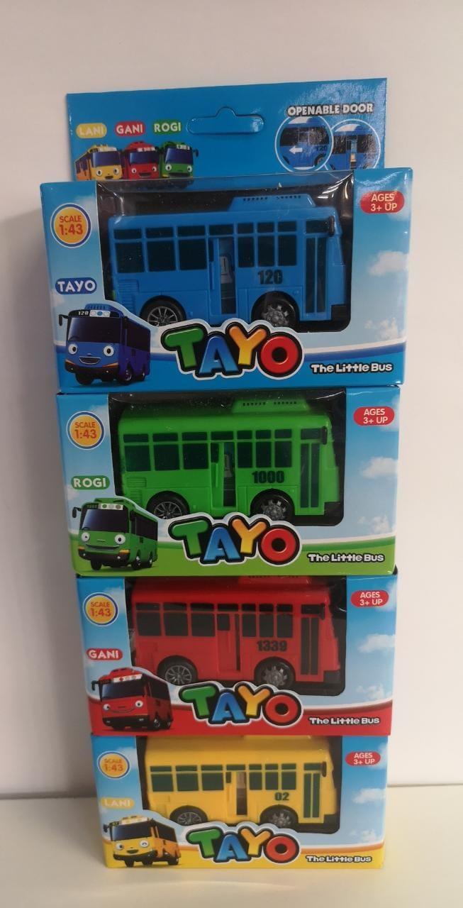 Игрушечный набор автобусы Tayo Тайо