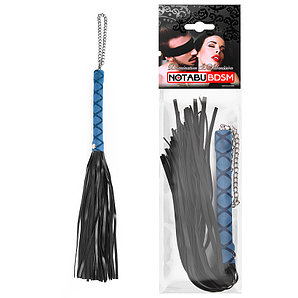 ПЛЕТЬ L ручки 160 мм, L хвоста 240 мм, цвет чёрный/синий арт. NTB-80645