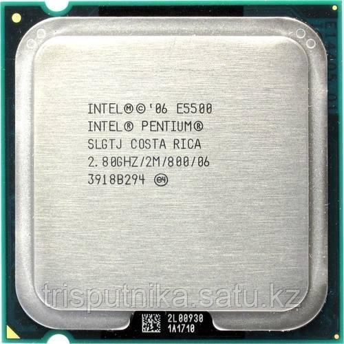 Процессор Intel Pentium E5500 (2.80GHz, LGA 775) - фото 1 - id-p104612876