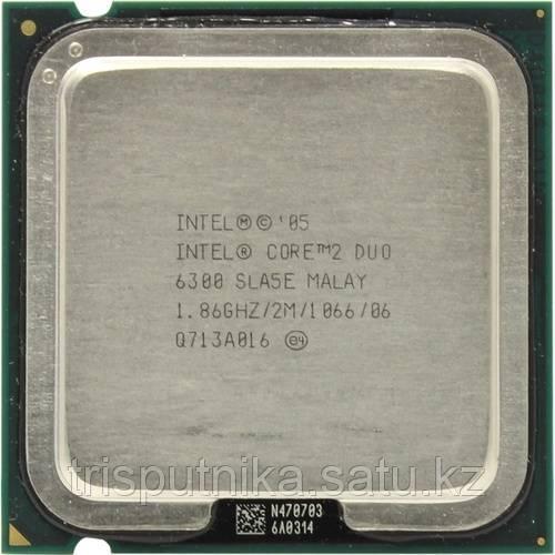 Процессор Intel Core 2 Duo E6300 (1.86GHz, LGA 775) - фото 1 - id-p104612877