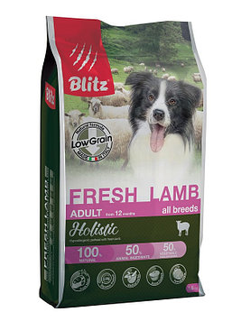 Blitz (Блитц) Корм для собак с ягненком, 1,5 кг