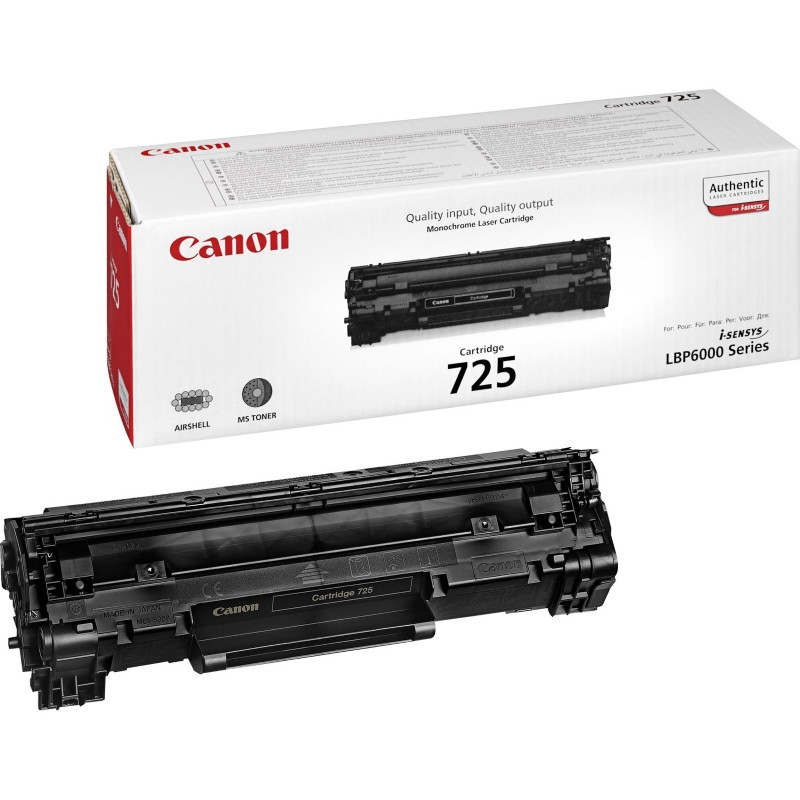 Картридж Canon 725 для лазерного принтера Canon LBP-6000/6020/6030/MF3010 - фото 1 - id-p104615427